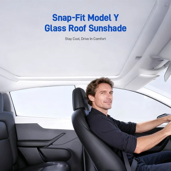 Parasolar Snap-Fit Model Y Glass Roof
